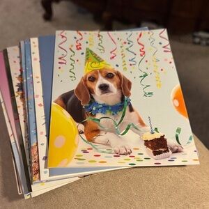 Bundle of 12 VTG Happy Birthday Celebration Cards NEW